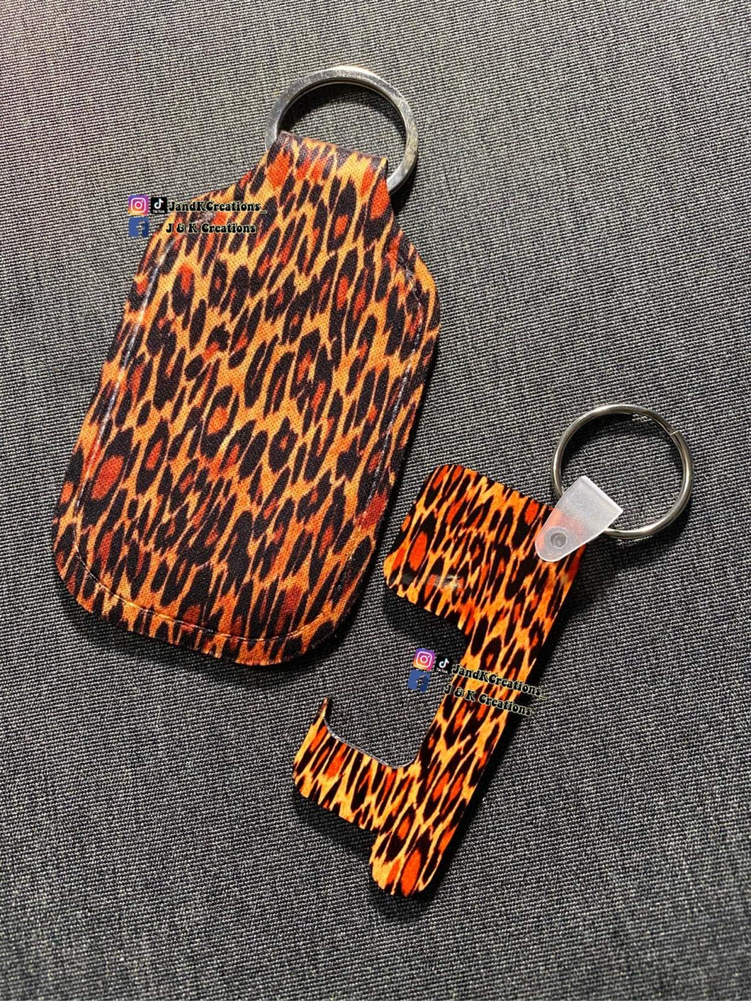 Hand sanitizer holders and door openers